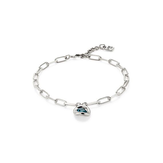 Серебряное ожерелье женское с кристаллом Сваровски UNOde50 Ser Valiente, изображение 2