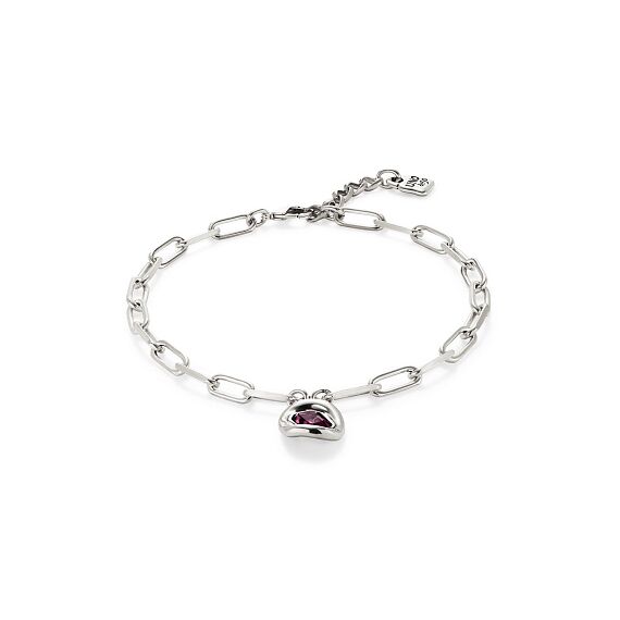 Серебряное ожерелье женское с кристаллом Сваровски UNOde50 Ser Valiente, изображение 2