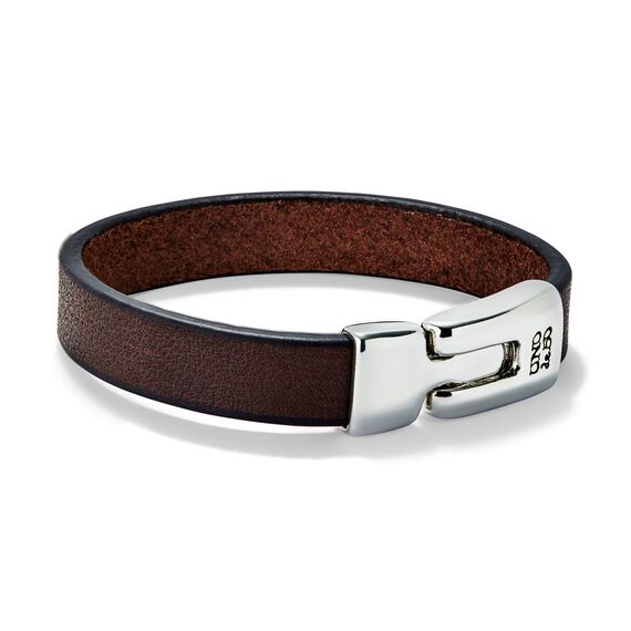 Кожаный браслет с серебром UNOde50 Ser Natural, Размер (мм): 155, изображение 2