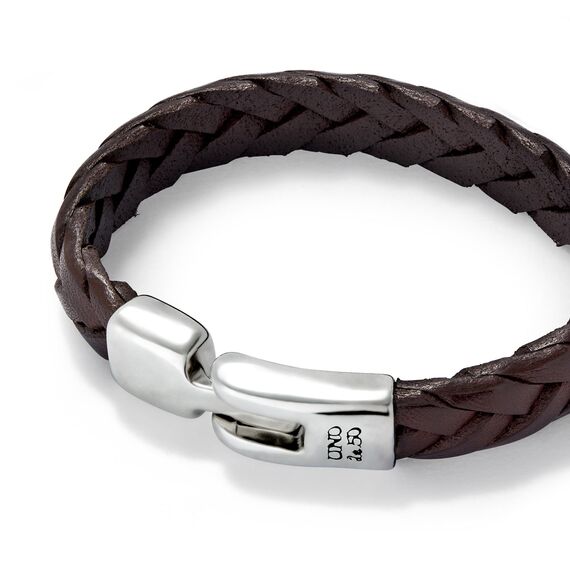 Кожаный браслет с серебром UNOde50 Ser Natural, Размер (мм): 195, изображение 3