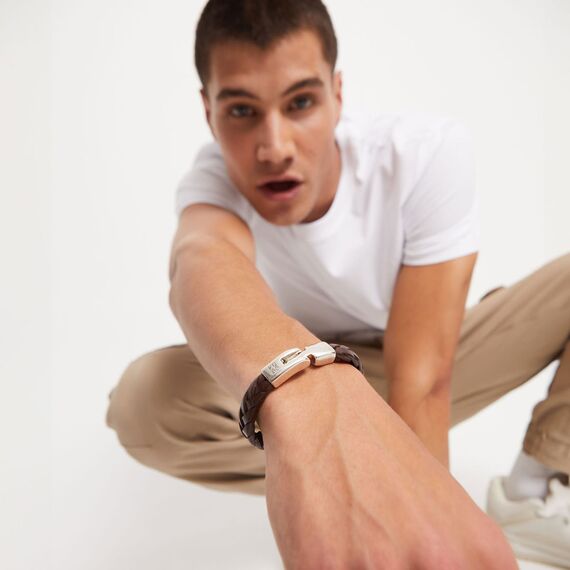 Кожаный браслет с серебром UNOde50 Ser Natural, Размер (мм): 195, изображение 4