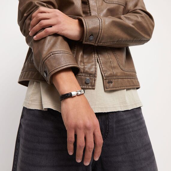 Кожаный браслет с серебром UNOde50 Ser Natural, Размер (мм): 180, изображение 4