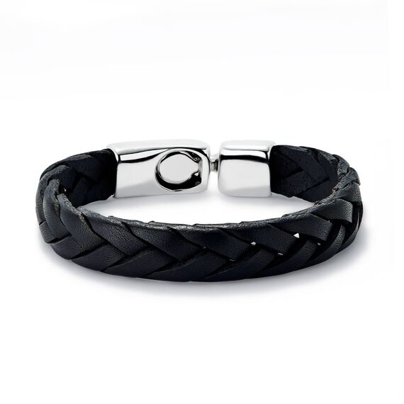 Кожаный браслет с серебром UNOde50 Ser Natural, Размер (мм): 155