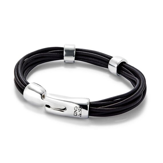 Кожаный браслет с серебром UNOde50 Ser Natural, Размер (мм): 180, изображение 3