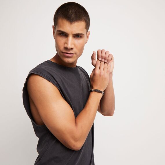 Кожаный браслет с серебром UNOde50 Ser Natural, Размер (мм): 180, изображение 4