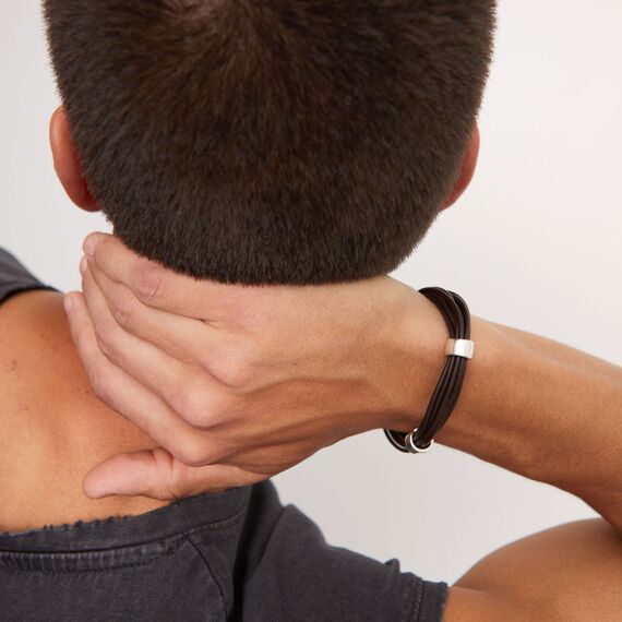 Кожаный браслет с серебром UNOde50 Ser Natural, Размер (мм): 155, изображение 5