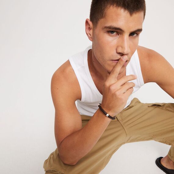 Кожаный браслет с серебром UNOde50 Ser Natural, Размер (мм): 195, изображение 5