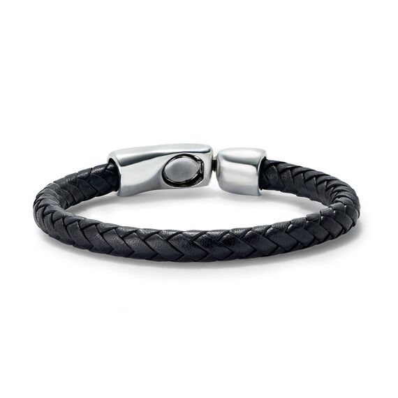 Кожаный браслет с серебром UNOde50 Ser Natural, Размер (мм): 180