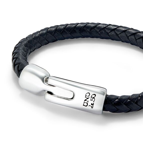 Кожаный браслет с серебром UNOde50 Ser Natural, Размер (мм): 195, изображение 3