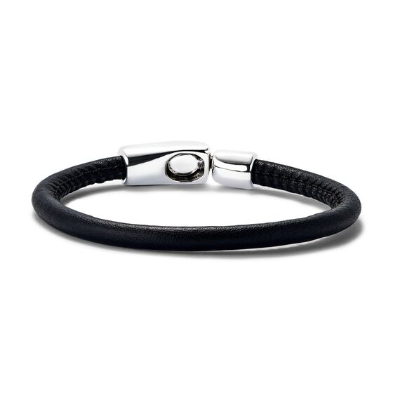Кожаный браслет с серебром UNOde50 Ser Natural, Размер (мм): 155