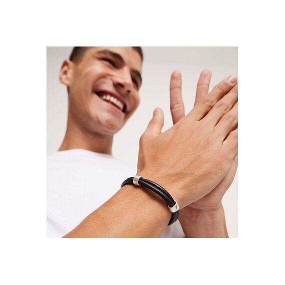 Кожаный браслет с серебром UNOde50 Ser Natural, Размер (мм): 180, изображение 5