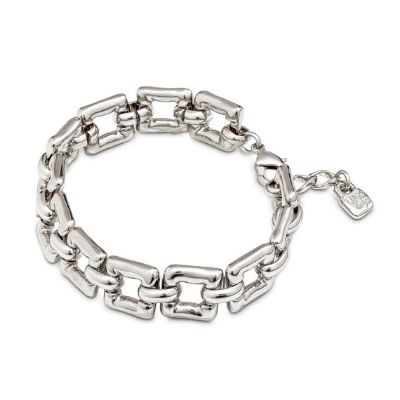 Серебряный браслет женский с квадратными звеньями UNOde50 Femme Fatale, Размер (мм): 165, изображение 2