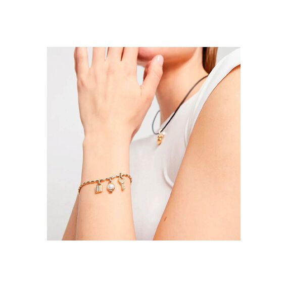 Золотой браслет с жемчугом Сваровски UNOde50 Ser Unico, изображение 3