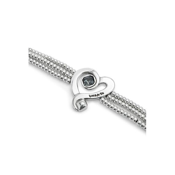 Серебряный браслет на коже с кристаллом Сваровски UNOde50 Ser Expresiva, Размер (мм): 155, изображение 3