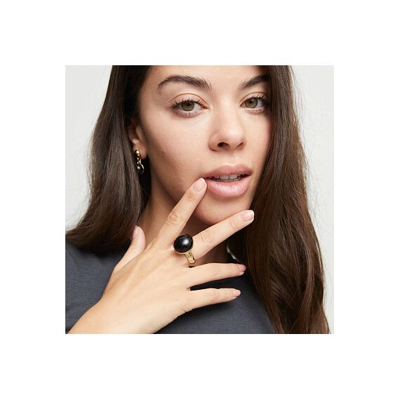 Золотое кольцо женское с муранским стеклом UNOde50 Ser Fascinante, Размер (мм): 18,3-18,7, изображение 4