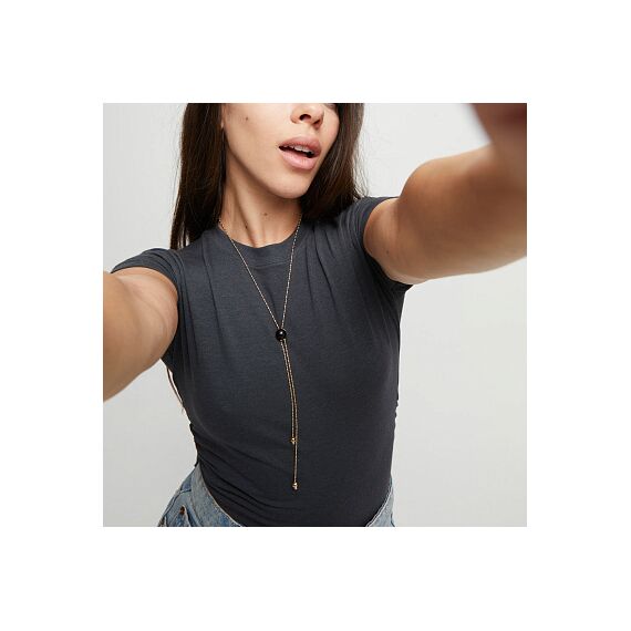 Золотое ожерелье женское с муранским стеклом UNOde50 Ser Fascinante, изображение 4