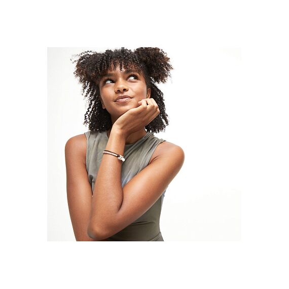 Серебряный браслет на коже с муранским стеклом UNOde50 Ser Fascinante, Размер (мм): 155, изображение 5