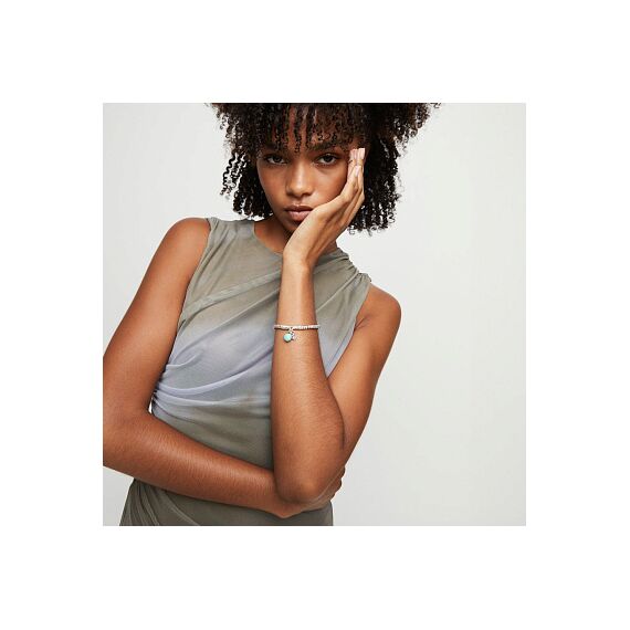 Серебряный браслет женский с муранским стеклом UNOde50 Ser Fascinante, Размер (мм): 155, изображение 4