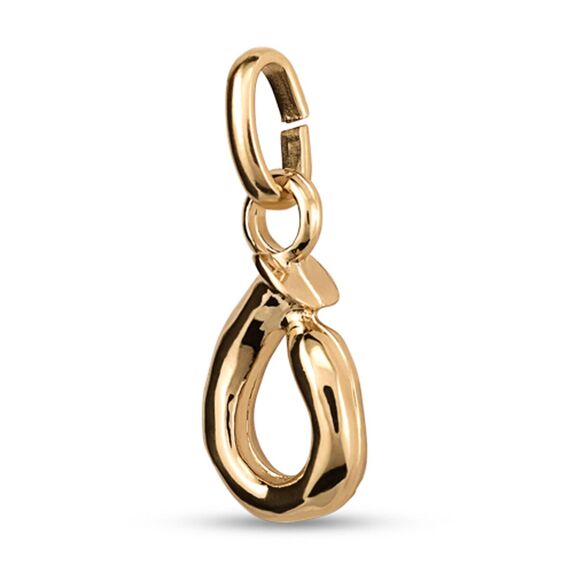 Золотая подвеска Буква О малая UNOde50, изображение 2