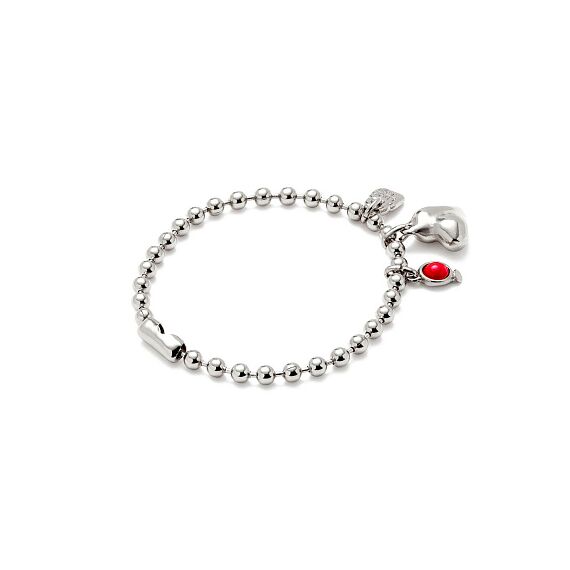 Серебряный браслет с подвеской и кристаллом Сваровски UNOde50 Ser Unico, изображение 2