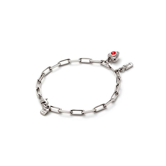 Серебряный браслет с кристаллом Сваровски UNOde50 Ser Unico, Размер (мм): 165, изображение 2