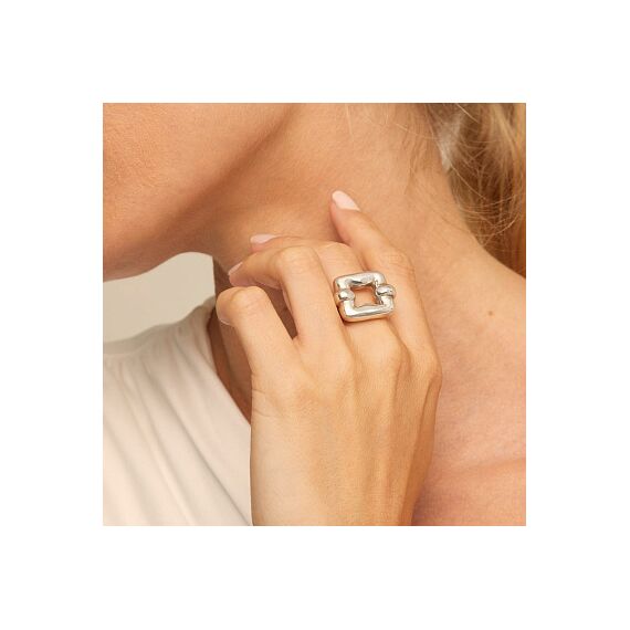 Серебряное кольцо женское Роковая женщина UNOde50 Femme Fatale, Размер (мм): 18,3-18,7, изображение 4