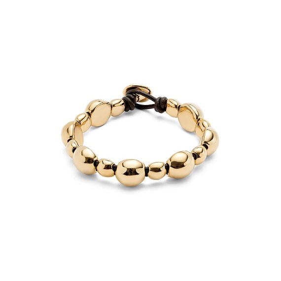 Золотой браслет из бусин UNOde50 Ser Intrepida, Размер (мм): 155