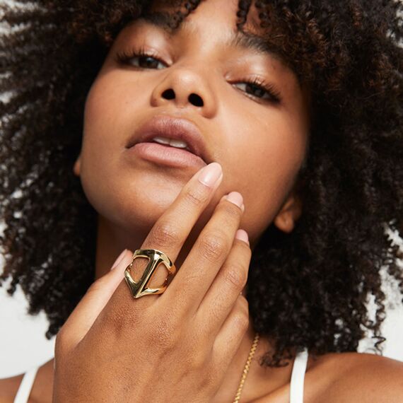 Золотое кольцо со скатом UNOde50 Ser Majestuosa, изображение 3