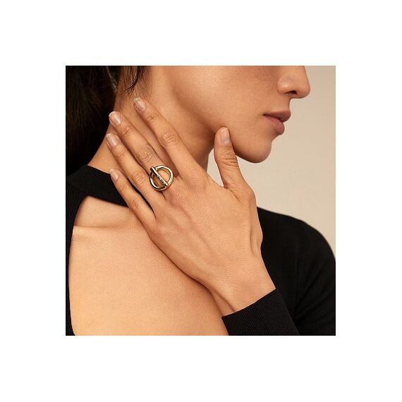 Золотое кольцо женское UNOde50 On / Off, Размер (мм): 15,3-15,7, изображение 4