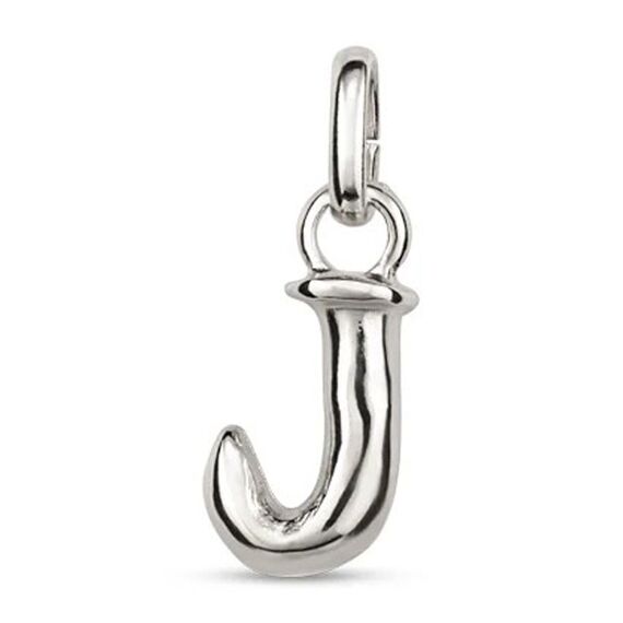 Серебряная подвеска J малая UNOde50