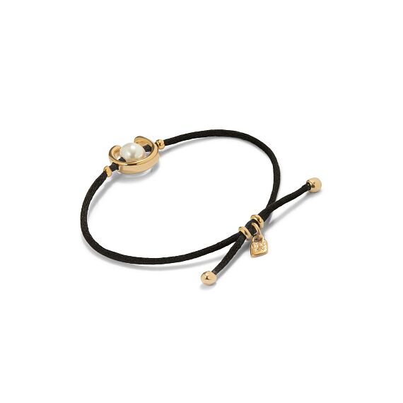 Черный браслет женский с жемчугом UNOde50 Ser Diferente, изображение 2