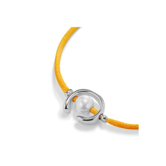 Браслет женский с жемчугом Оранжевый UNOde50 Ser Diferente, изображение 3