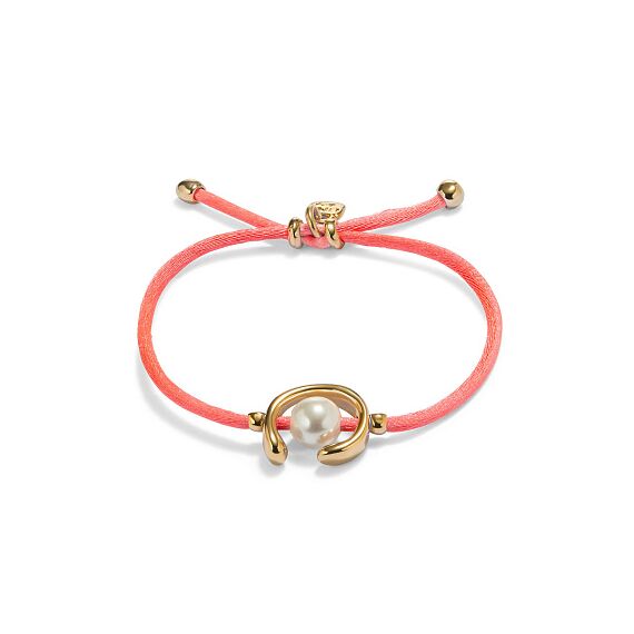 Браслет женский с жемчугом Коралловый UNOde50 Ser Diferente