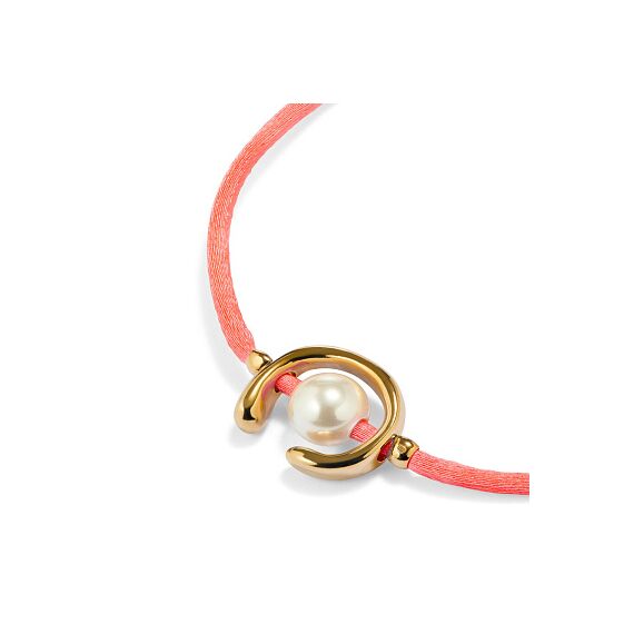 Браслет женский с жемчугом Коралловый UNOde50 Ser Diferente, изображение 2