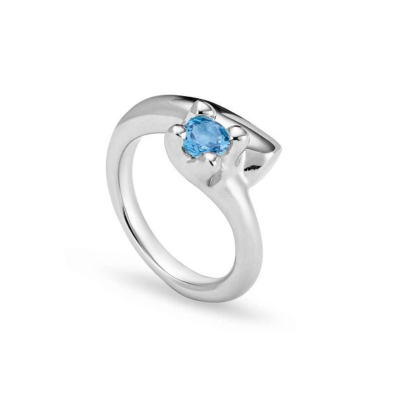 Серебряное кольцо женское с цирконием UNOde50 Divine, Размер (мм): 19,1-19,5