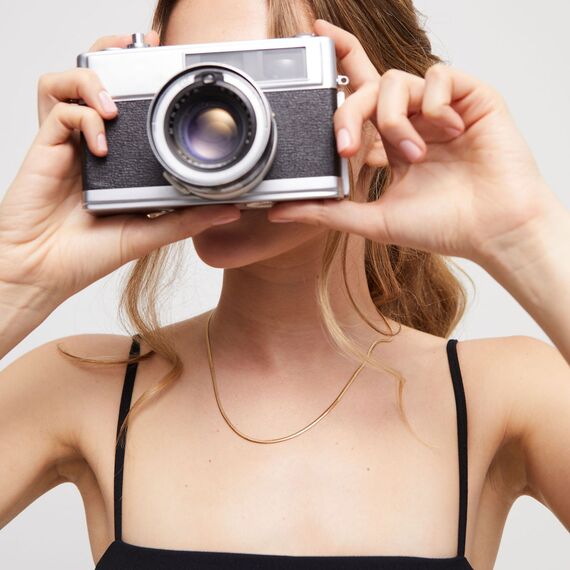 Золотая цепочка женская плоская UNOde50 Hazte Uno, Размер (мм): 400, изображение 5