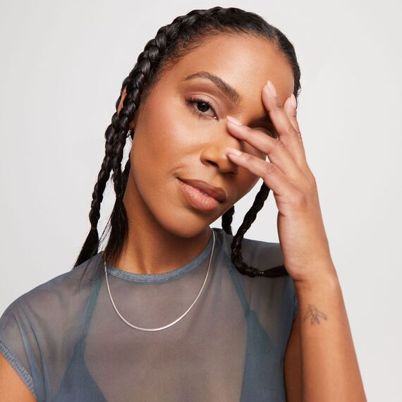 Золотая цепочка женская плоская UNOde50 Hazte Uno, Размер (мм): 400, изображение 6