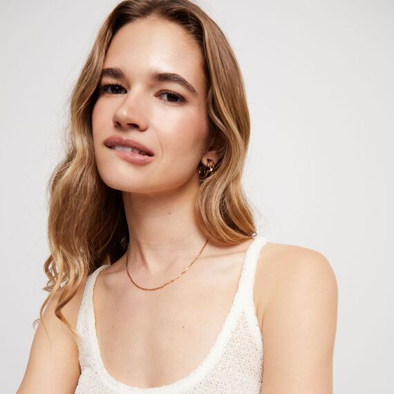 Золотая цепочка женская тонкая UNOde50 Hazte Uno, изображение 4