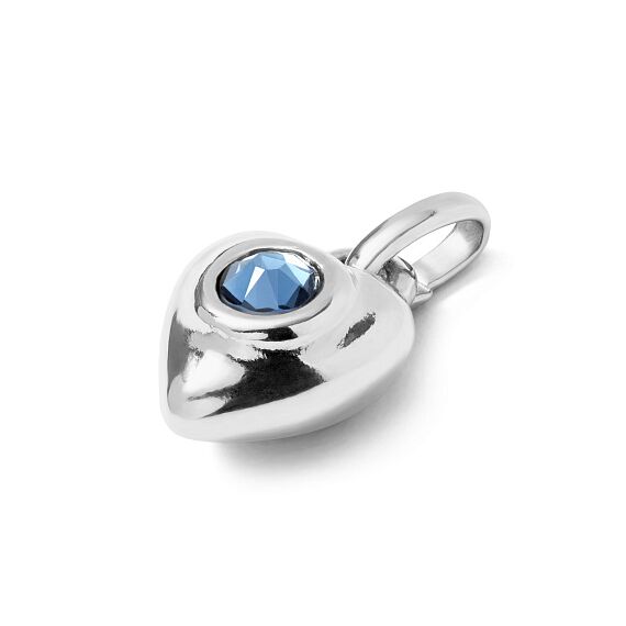 Серебряная подвеска с кристаллом Сваровски Сердце UNOde50 Hazte Uno, изображение 2