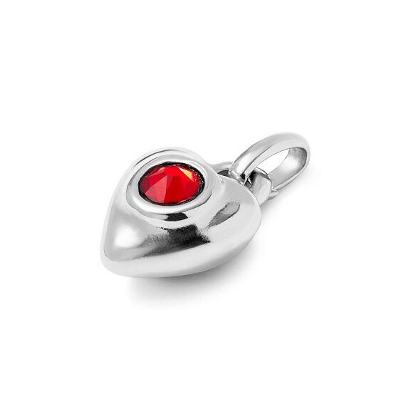 Серебряная подвеска с кристаллом Сваровски Сердце UNOde50 Hazte Uno, изображение 2