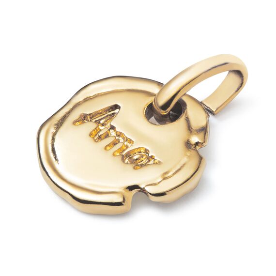 Золотая подвеска женская Hazte Uno Amor, изображение 2