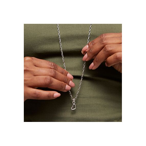 Серебряная подвеска женская Сердце UNOde50 Hazte Uno, изображение 3