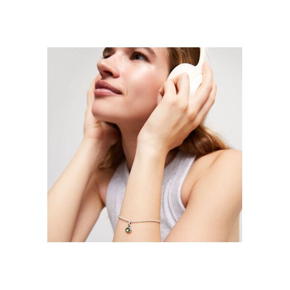 Серебряная подвеска с кристаллом Сваровски Глаз UNOde50 Hazte Uno, изображение 3