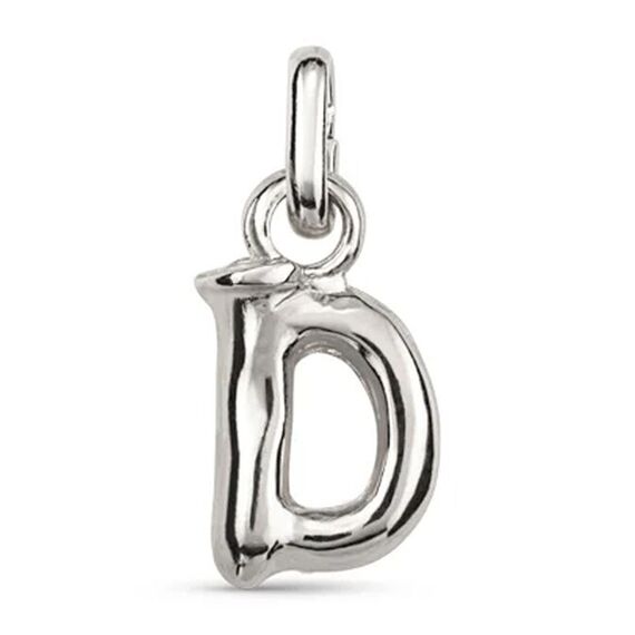Серебряная подвеска Буква D малая UNOde50