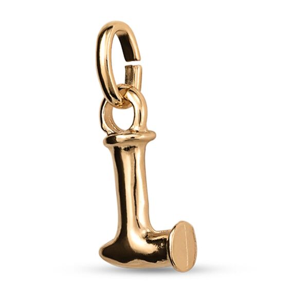 Золотая подвеска Буква L малая UNOde50, изображение 2