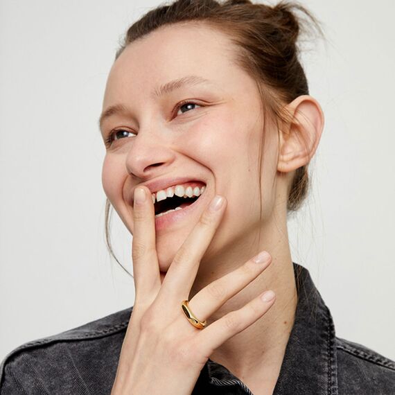 Золотое кольцо UNOde50 Ser imparable, Размер (мм): 19,1-19,5, изображение 4