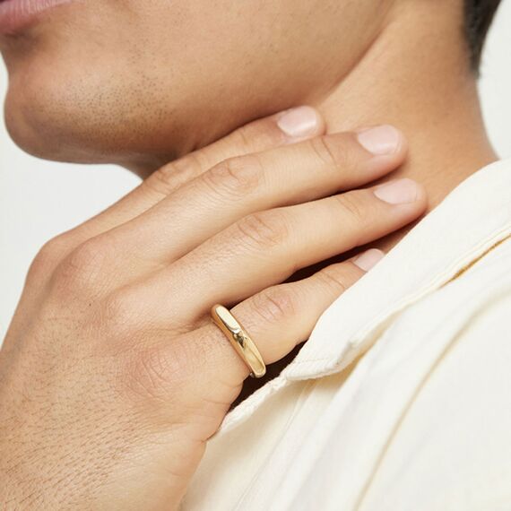 Золотое кольцо UNOde50 Ser imparable, Размер (мм): 19,8-20,2, изображение 3