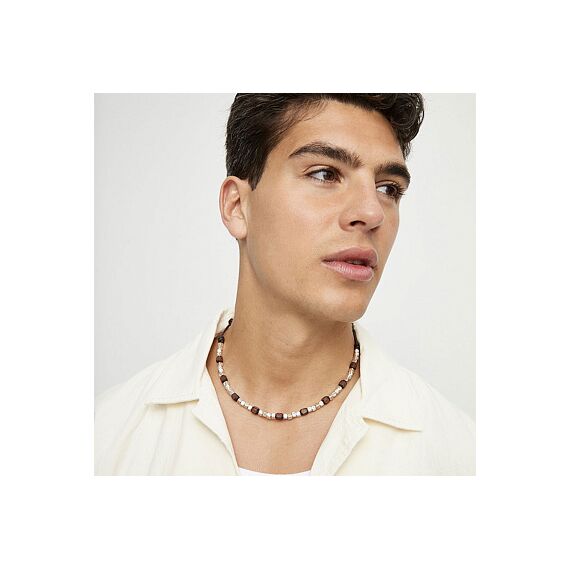 Кожаное ожерелье из бусин с серебром UNOde50 Ser Imparable, изображение 4