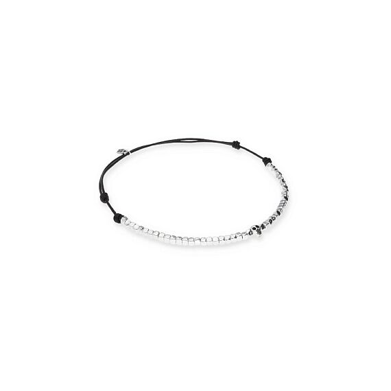 Кожаное ожерелье из бусин с серебром UNOde50 Ser Imparable, изображение 2