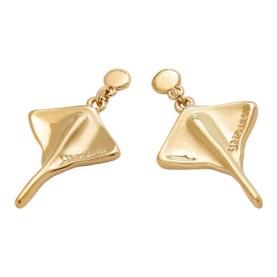 Золотые серьги женские со скатом UNOde50 Ser Majestuosa, изображение 2
